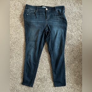 Wit & Wisdom - dark wash skinny - size 18W